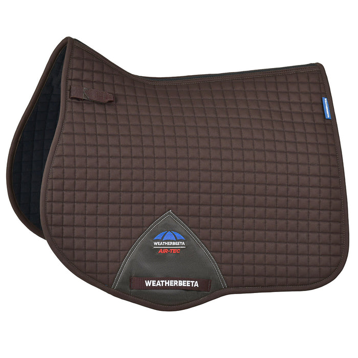 WeatherBeeta Prime Air-Tec All Purpose Saddle Pad Color CHOCOLATE