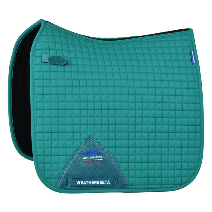 WeatherBeeta Prime Air-Tec Dressage Saddle Pad Color DARK TURQUOISE