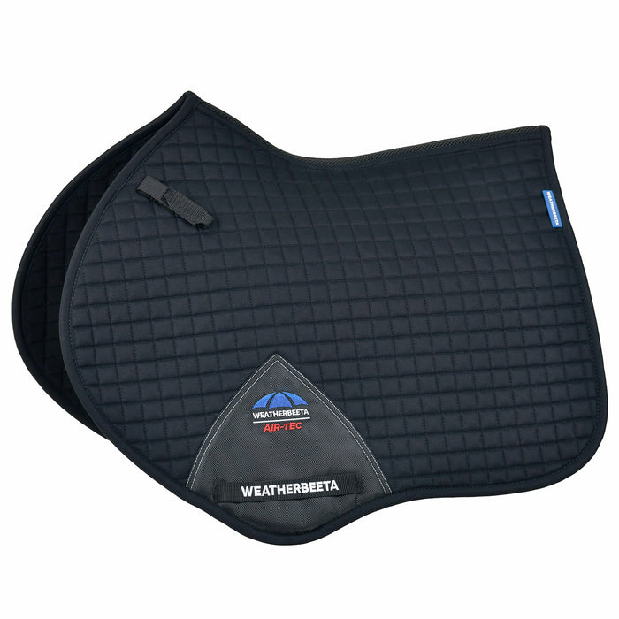 WeatherBeeta Prime Air-Tec Jump Shaped Saddle Pad Color BLACK