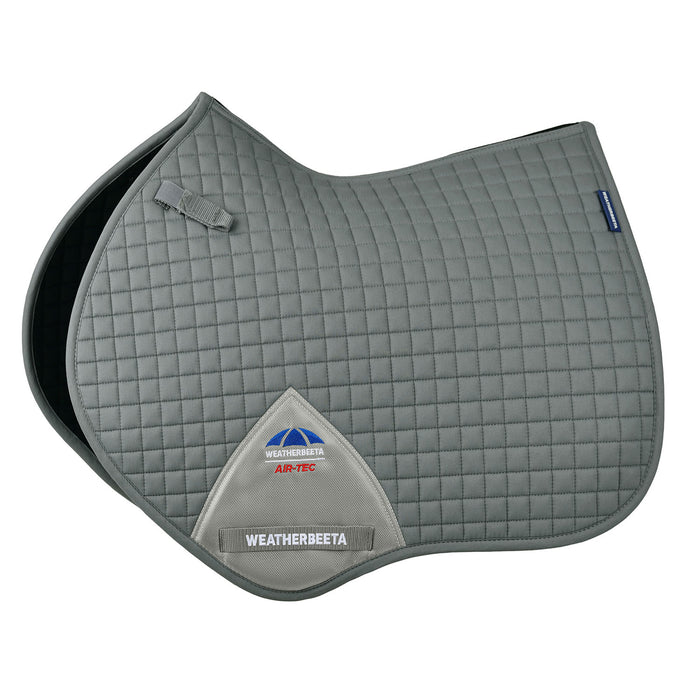 WeatherBeeta Prime Air-Tec Jump Shaped Saddle Pad Color GREY