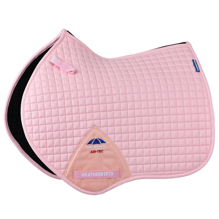 WeatherBeeta Prime Air-Tec Jump Shaped Saddle Pad Color LIGHT PINK