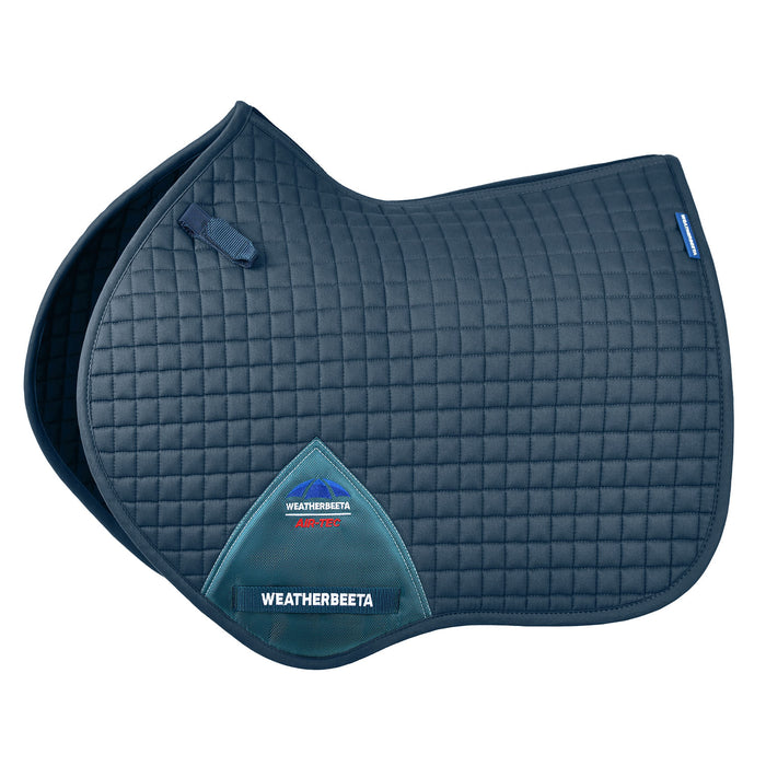 WeatherBeeta Prime Air-Tec Jump Shaped Saddle Pad Color MIDNIGHT TEAL