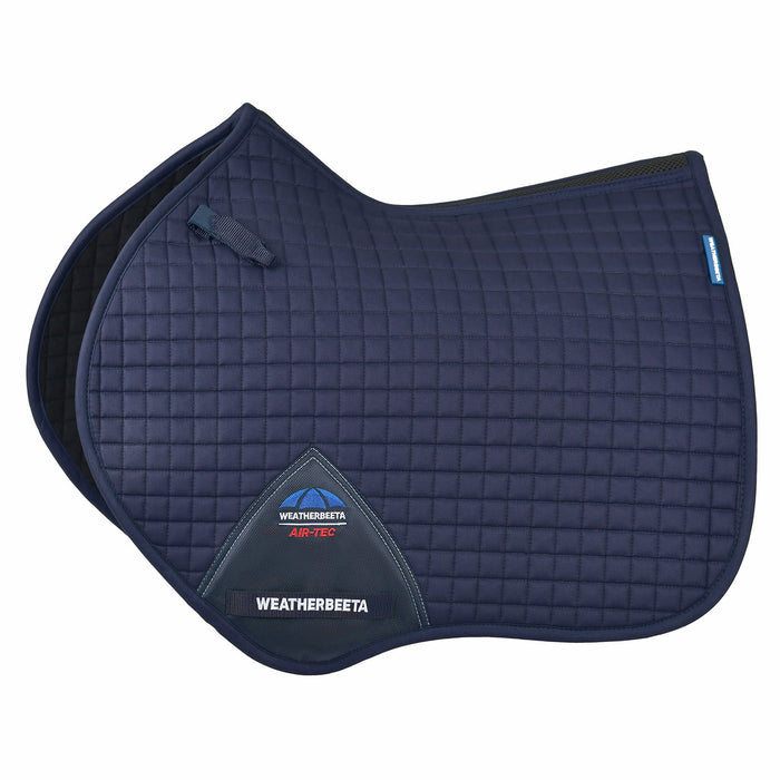 WeatherBeeta Prime Air-Tec Jump Shaped Saddle Pad Color NAVY