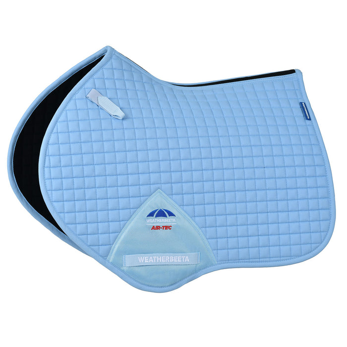WeatherBeeta Prime Air-Tec Jump Shaped Saddle Pad Color SKY BLUE