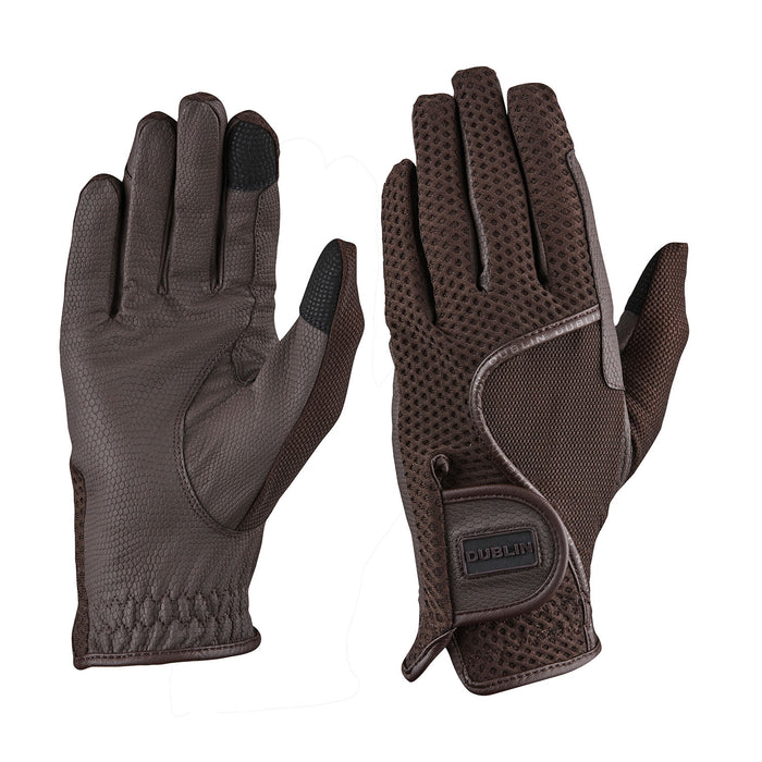 Dublin Airflow Honeycomb Gloves Color CHOCOLATE