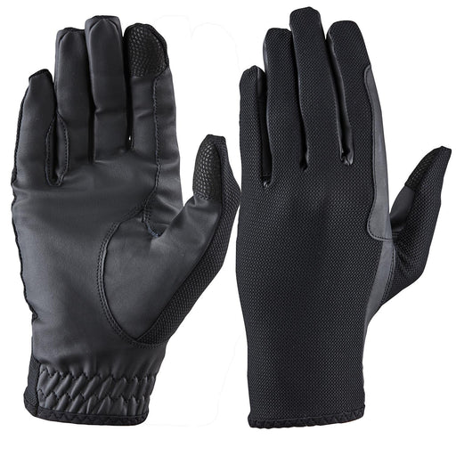 Dublin Pull On Cool Mesh Riding Gloves Color BLACK