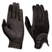 Dublin Pull On Glitter Mesh Back Riding Gloves Color BLACK