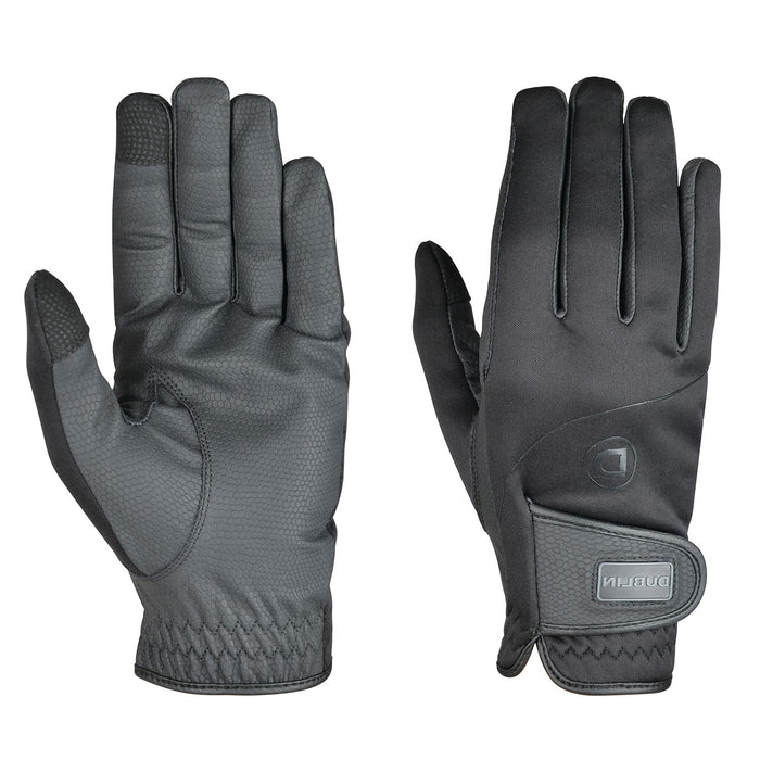 Dublin Everyday Softback Riding Gloves Color BLACK