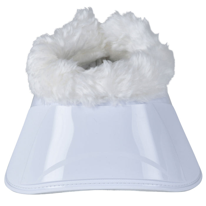 WeatherBeeta Tough-Tec Impact Fleece Trim Bell Boots Color WHITE/WHITE