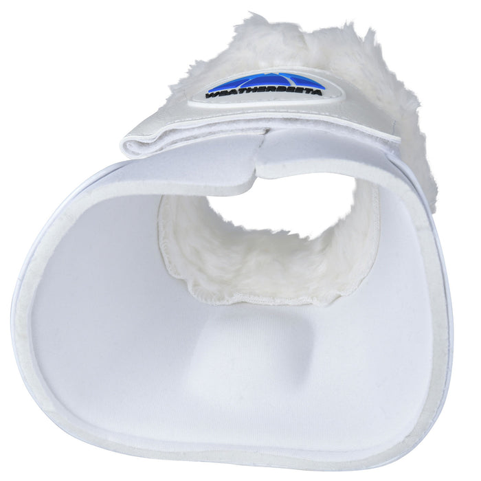 WeatherBeeta Tough-Tec Impact Fleece Trim Bell Boots Color WHITE/WHITE