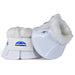 WeatherBeeta Tough-Tec Impact Fleece Trim Bell Boots Color WHITE/WHITE