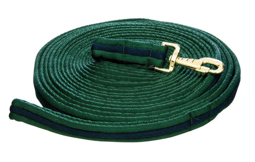 Kincade Padded Lunge Line, 26' L - Hunter/Navy  