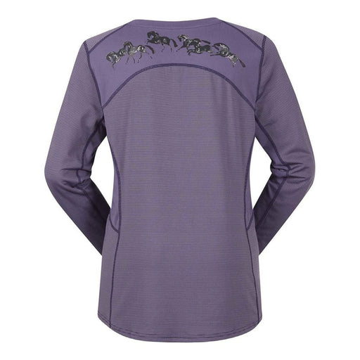 Kerrits Foundation Base Layer Top - Lavender Stripe XSmall 