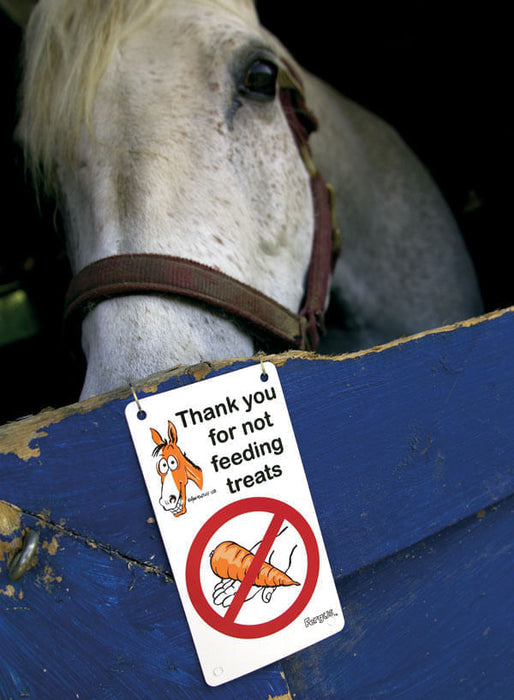 Fergus "Do Not Feed" Stall Sign -   