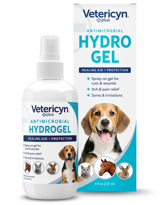 Vetericyn Plus Antimicrobial Hydrogel - Vetericyn Anti-MIcrobial Hydrogel Spray, 8 oz  