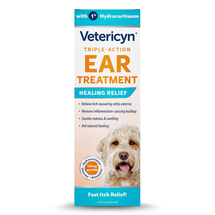 Vetericyn Triple Action Ear Treatment Color clear yellow