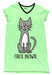 Check Meowt Nightshirt - Large/XLarge  