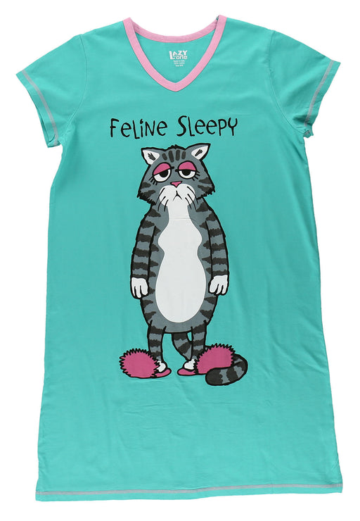 Feline Sleepy Nightshirt - Large/XLarge  