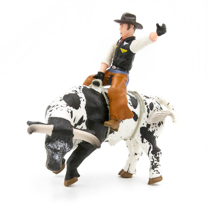 Little Buster Bucking Bull and Rider - Black  