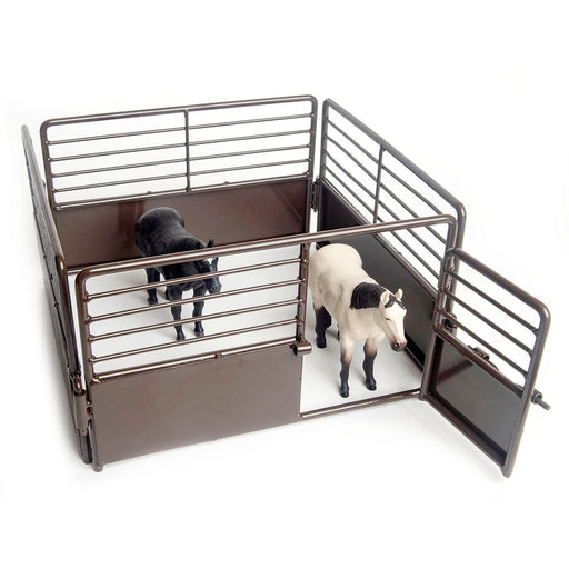 Little Buster Priefert Horse Stall, Brown -   