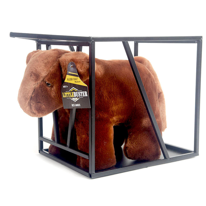 Little Buster Medium Plush Steer Clipping Chute, Black -   