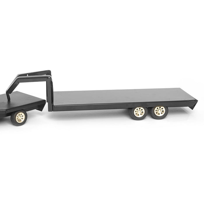 Little Buster Flatbed Gooseneck Trailer, Black -   