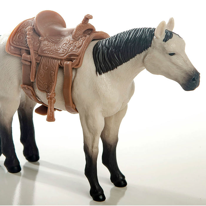 Little Buster Calf Roping Saddle, Brown -   