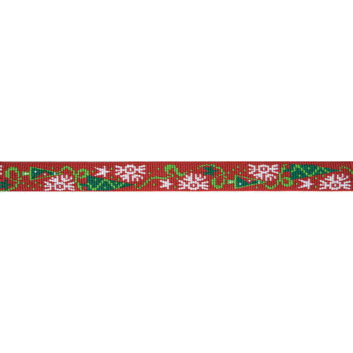 Lupine 3/4" W Christmas Cheer Dog Collars & Lead - 9"-14" Christmas Cheer Dog Collar, 3/4" W  