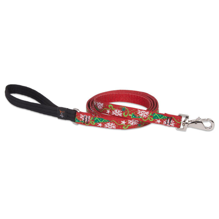 Lupine 3/4" W Christmas Cheer Dog Collars & Lead - 6' Christmas Cheer Dog Lead, 3/4" W  