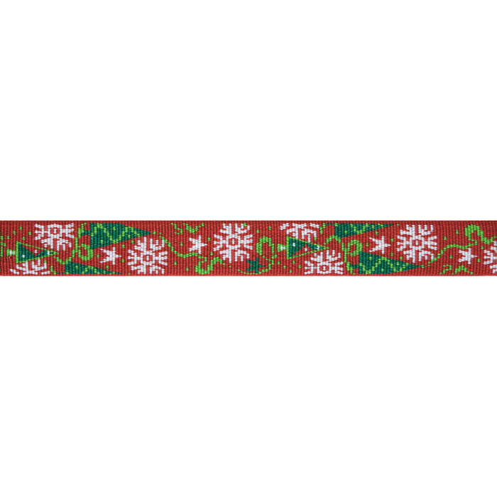 Lupine 1" W Christmas Cheer Dog Collars & Leads - 12"-20" Christmas Cheer Dog Collar, 1" W  