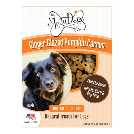 Ginger Glazed Pumpkin Carrot Crunchy Cookies Natural Treats for Dogs -   