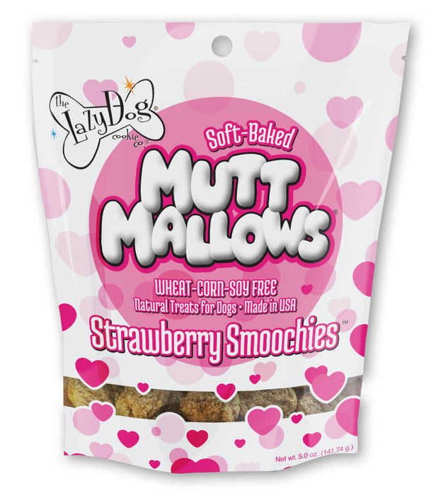 Strawberry Smoochies Mutt Mallows - 5oz Strawberry Smoochies 