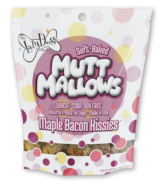 Maple Bacon Kissies Mutt Mallows - 5oz Maple Bacon Kissies 