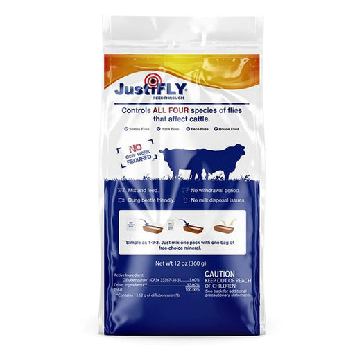 JustiFly 3%, 360g pack - 360g  