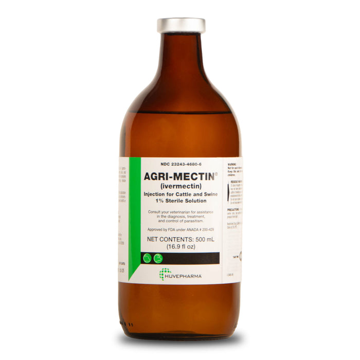 Injectable Ivermectin Cattle & Swine Dewormer - 500 mL, Injectable Ivermectin Wormer  