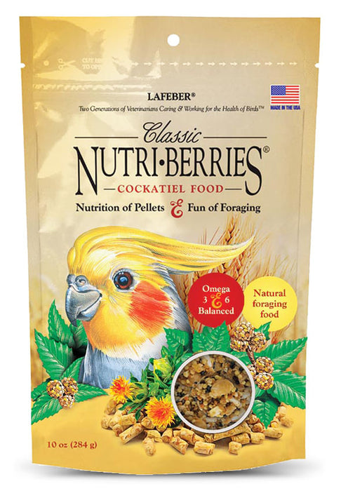 Lafeber Classic Cockatiel Nutri-Berries, 10 oz bag -   