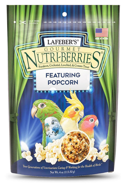 Lafeber Cockatiel Popcorn Nutri-Berries 4 oz bag -   