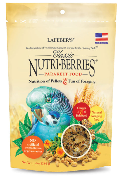 Lafeber Classic Parakeet Nutri-Berries, 10 oz bag -   