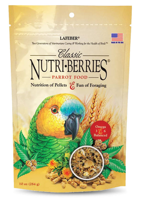 Lafeber Classic Parrot Nutri-Berries, 10 oz bag -   