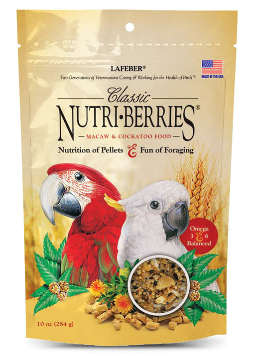 Lafeber Classic Macaw Nutri-Berries, 10 oz -   