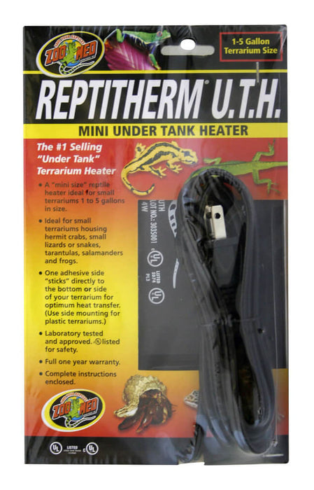 Zoo Med Reptitherm Mini Under Tank Heater -   