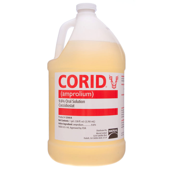 Corid Solution (Amprolium 9.6%) - Corid Solution, gallon  