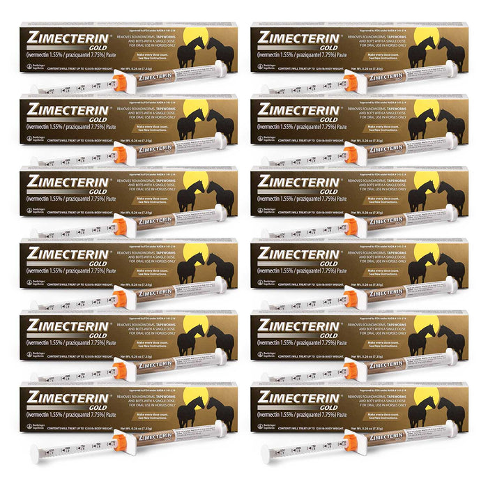 Zimecterin Gold Horse Wormer Paste, 1-Dose