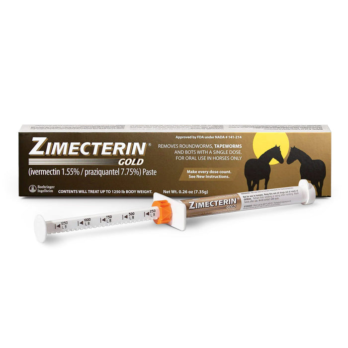 Zimecterin Gold Horse Wormer Paste, 1-Dose