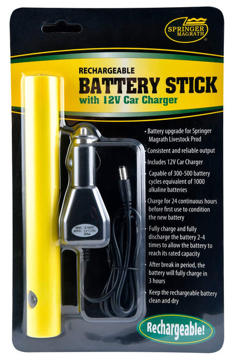 Stock Shock - Springer Magrath Battery Stick with 12 Volt Charger  