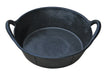 Rubber Pan with Handles, 3 Gallon Color Black