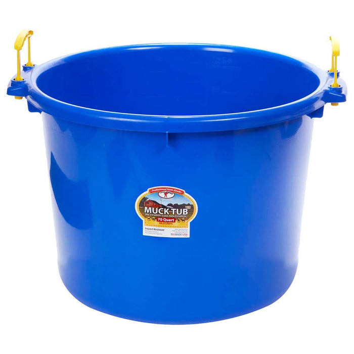 Muck Tub, 70qt Color Blue