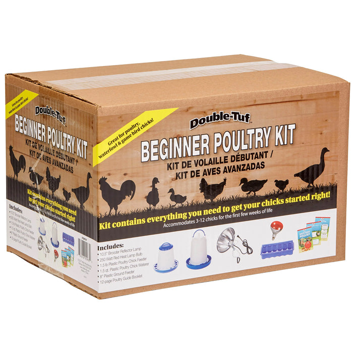 Kit de cría de aves de corral para principiantes Double-Tuf