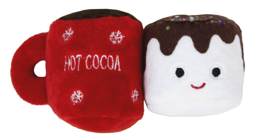 2-pk Hot Cocoa/Marshmallow Cat Toy - Assorted  