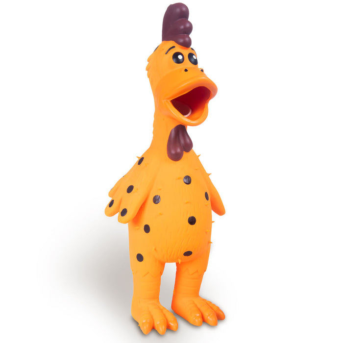 Halloween Globken Latex Chicken Dog Toy, 11.5" -   